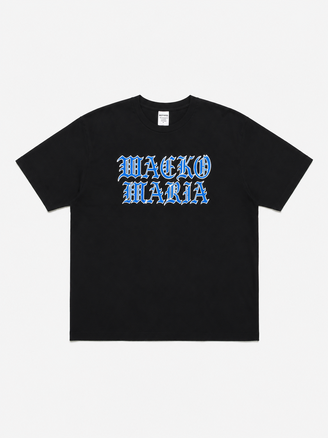 WASHED HEAVY WEIGHT CREW NECK T-SHIRT (BLUE)