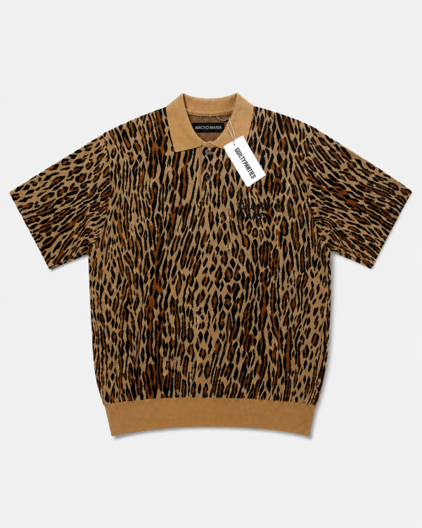 S__58826771_0 「WACKO MARIA Leopard Knit Polo Shirt / 豹紋針織Polo」