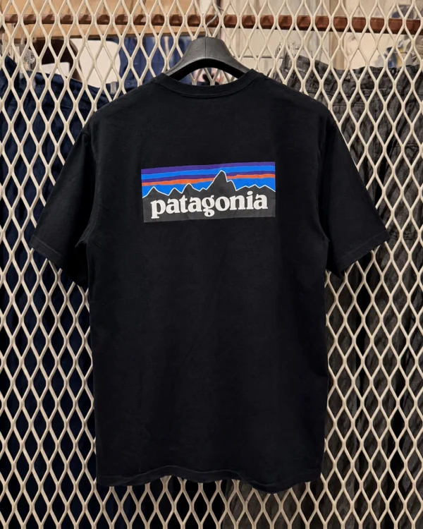 Patagonia Logo Tee 黑色山脈 經典Logo 短袖 T-shirt