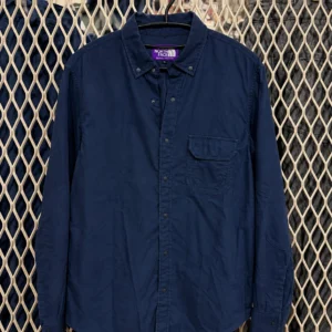 THE NORTH FACE PURPLE LABEL Navy Utility Shirt 深藍色機能長袖襯衫