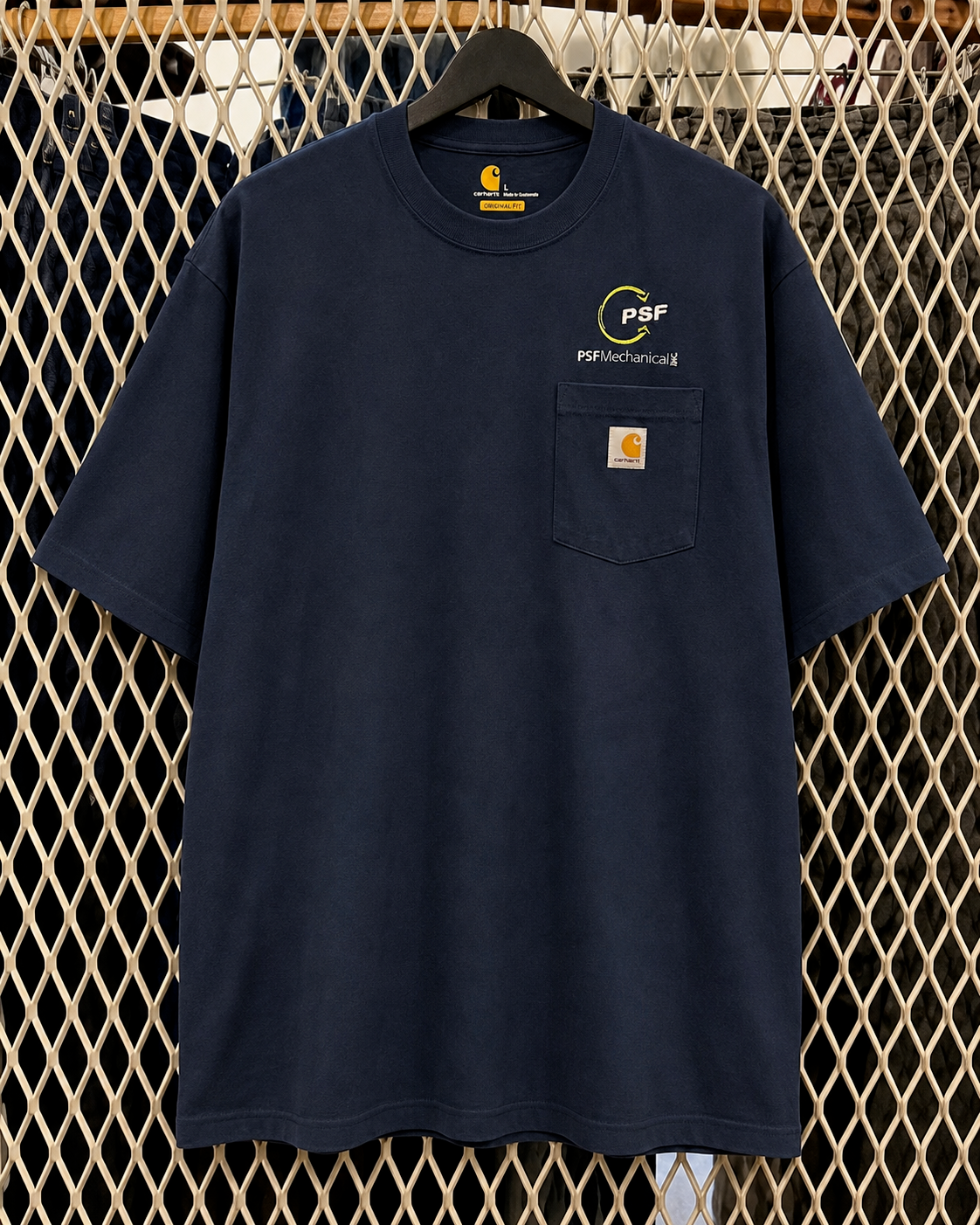 Carhartt PSF Mechanical 深藍色口袋短 Tee