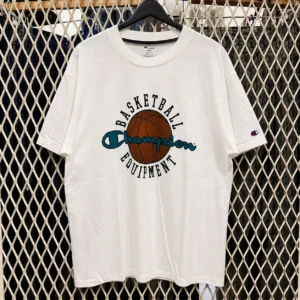 Champion Basketball Equipment 白色籃球圖案短 Tee