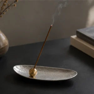 能作 NOUSAKU 的 「竹葉線香座組－純錫」「香の器セット－笹－錫」日本買付・少量入荷